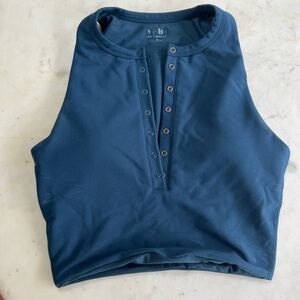 A&F YPB sculptLUX plunge Henley slim tank